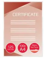 GBC A4 LAMINATING POUCH 250 MICRON CLEAR (PACK OF 100) 3200723