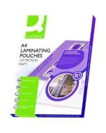 Q-CONNECT MATT A4 LAMINATING POUCH 250 MICRON (PACK OF 100) KF24055