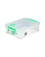 STORESTACK 2.3 LITRE STORAGE BOX W260XD190XH70MM CLEAR RB90119