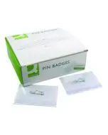 Q-CONNECT PIN BADGE 54X90MM (PACK OF 50) KF01564
