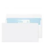 EVOLVE DL ENVELOPE RECYCLED WALLET SELF SEAL 90GSM WHITE (PACK OF 1000) RD7882