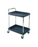 2 TIER BLACK 832X546X1041MM DEEP LEDGE TROLLEY 322441