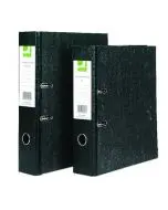 Q-CONNECT LEVER ARCH FILE A4 BLACK (PACK OF 10 FILES) KF20001