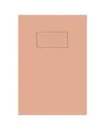 SILVINE EXERCISE BOOK 5MM SQUARES A4 ORANGE (PACK OF 10) EX113