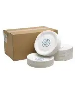 PAPER PLATE 9 INCH WHITE (PACK OF 100 PLATES) 0511041