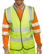 BEESWIFT HI VIZ WAISTCOAT FULL APP. G SATURN YELLOW XL (PACK OF 1)