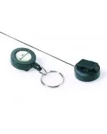 DURABLE BADGE REEL KEYRING CHARCOAL (PACK OF 10) 8222/58