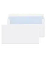 MERLIN WHITE DL SELF SEAL 80G ENVELOPE (PACK OF 1000)