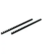 FELLOWES A4 BINDING COMBS 12.5MM BLACK (PACK OF 100) 5346502