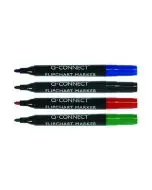 Q-CONNECT FLIPCHART MARKER PEN BULLET TIP ASSORTED (PACK OF 4) KF01551