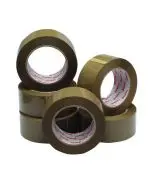 POLYPROPYLENE PACKAGING TAPE 50MMX132M BROWN (PACK OF 6) HP PB-480132-25