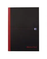 BLACK N' RED RULED CASEBOUND HARDBACK NOTEBOOK A4 100080473 (PACK OF 1)