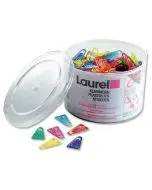 PLASTIC PAPERCLIPS 60MM ASSORTED (PACK OF 75 CLIPS) 126131399