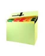 Q-CONNECT MYLAR A-Z 19-POCKET EXPANDING FILE MANILLA KF04091