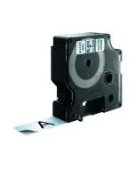 DYMO 45800 D1 LABELMAKER TAPE 19MM X 7M BLACK ON CLEAR S0720820 (PACK OF 1)