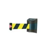 VFM BLACK /YELLOW FULLY RETRACTABLE BARRIER WALL UNIT 4.6M 309839