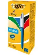 BIC 4 COLOURS RETRACTABLE BALLPOINT PEN 801867 (PACK OF 12)