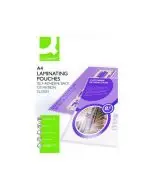 Q-CONNECT A4 STICKY-BACKED LAMINATING POUCHES 250 MICRON (PACK OF 25) KF24056
