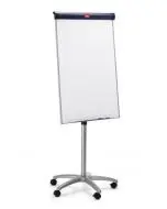 NOBO BARRACUDA MOBILE FLIPCHART/DRYWIPE EASEL DARK BLUE 1902386