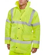 BEESWIFT HIGH VISIBILITY CONSTRUCTOR JACKETS SATURN YELLOW XL (PACK OF 1)