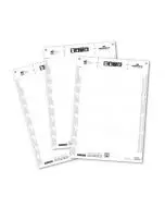 DURABLE BADGEMAKER INSERTS 60X90MM (PACK OF 160) 1456/02 (PACK OF 20 SHEETS)