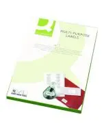Q-CONNECT MULTIPURPOSE COPIER LABELS 105X42MM 14 PER SHEET WHITE (PACK OF 1400) KF01131 (PACK OF 100 SHEETS)
