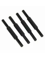 AVERY LETTER RISERS 75MM PLASTIC BLACK (PACK OF 4) 403