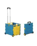 GPC BLUE AND YELLOW LARGE FOLDING BOX TRUCK GI041Y