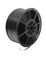 POLYPROPYLENE STRAPPING 12MMX2000M BLACK (STRAPPING FOR SECURITY PACKAGES) 82129003