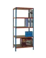 STANDARD DUTY PAINTED ORANGE SHELF UNIT BLUE 378966
