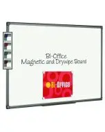 BI-OFFICE MAGNETIC WHITEBOARD 1800X1200MM ALUMINIUM FINISH MB8506186