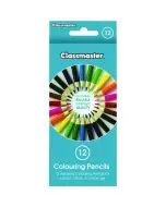 CLASSMASTER COLOURING PENCILS ASSORTED (PACK OF 12) CPW12