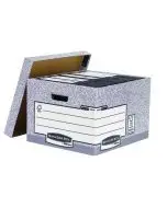 BANKERS BOX STORAGE BOX LARGE GREY (PACK OF 10 BOXES) 01810-FFLP
