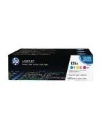 HP 125A CYAN/YELLOW/MAGENTA LASERJET TONER CARTRIDGES (PACK OF 3) CF373AM