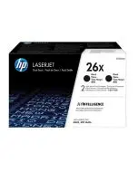 HP 26X HIGH YIELD BLACK LASERJET TONER CARTRIDGE TWIN PACK CF226XD