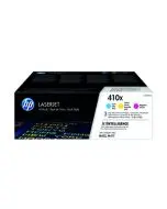 HP 410X HIGH YIELD CYAN MAGENTA YELLOW LASERJET TONER CARTRIDGES (PACK OF 3) CF252XM