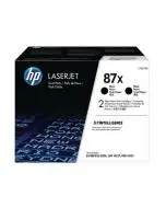 HP 87X HIGH YIELD BLACK LASERJET TONER CARTRIDGE (PACK OF 2) CF287XD