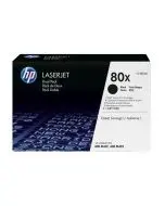 HP 80X BLACK HIGH YIELD LASERJET TONER CARTRIDGE (PACK OF 2) CF280XD