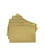Q-CONNECT KRAFT TABBED FOLDER 170GSM 356X240MM BUFF (PACK OF 100 FOLDERS) KF01578