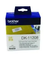 BROTHER BLACK ON WHITE PAPER LARGE ADDRESS LABELS (PACK OF 400) DK11208