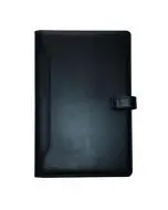 MONOLITH LEATHER LOOK CONFERENCE FOLDER PU WITH A4 PAD BLACK 2900 (PACK OF 1)