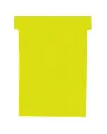 NOBO T-CARD SIZE 2 48 X 85MM YELLOW (PACK OF 100) 2002004