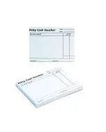 Q-CONNECT PETTY CASH VOUCHER PAD 125X101MM (PACK OF 10) KF00103