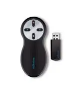 KENSINGTON WIRELESS PRESENTER RED LASER BLACK/CHROME 33374EU