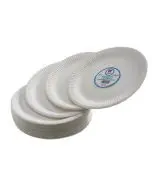 PAPER PLATE 7 INCH WHITE (PACK OF 100 PLATES) 0511040