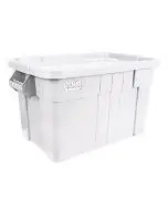 VFM WHITE BRUTE TOTE BOX/LID 75 LITRE