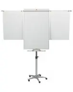 NOBO PIRANHA MOBILE FLIPCHART/DRYWIPE EASEL BLUE/SILVER 1901920