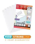 ELBA QUICK IN PUNCHED POCKETS A4 CLEAR (PACK OF 100 POCKETS) 400012939