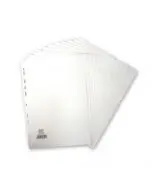 ELBA 12-PART DIVIDER 160GSM MULTIPUNCHED A4 WHITE 400007502