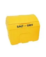 SALT/GRIT BIN WITH HOPPER FEED 200 LITRE YELLOW 317060
